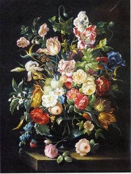 unknow artist Floral, beautiful classical still life of flowers 010 China oil painting art
